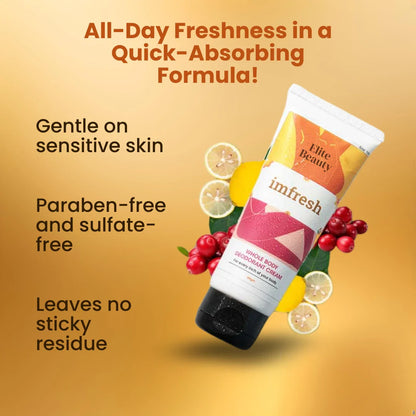 Elite Beauty imfresh Honey Oudh 8 hours Body Odour Control Deodrant Cream