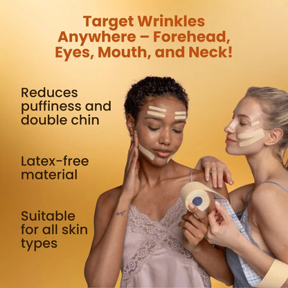 Facial Lift Nirvana Korean Tapes - Anti Wrinkle | Botox Alternative | No Chemicals - 5 Meter