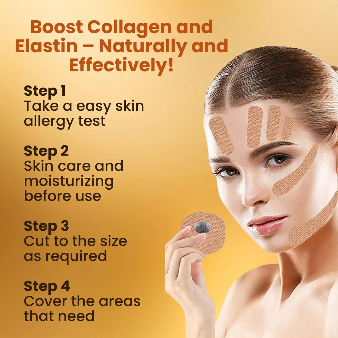 Facial Lift Nirvana Korean Tapes - Anti Wrinkle | Botox Alternative | No Chemicals - 5 Meter