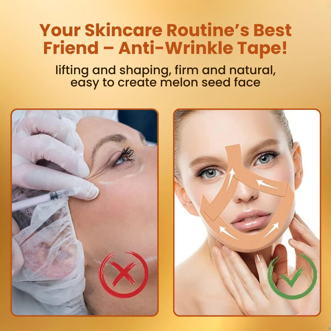 Facial Lift Nirvana Korean Tapes - Anti Wrinkle | Botox Alternative | No Chemicals - 5 Meter