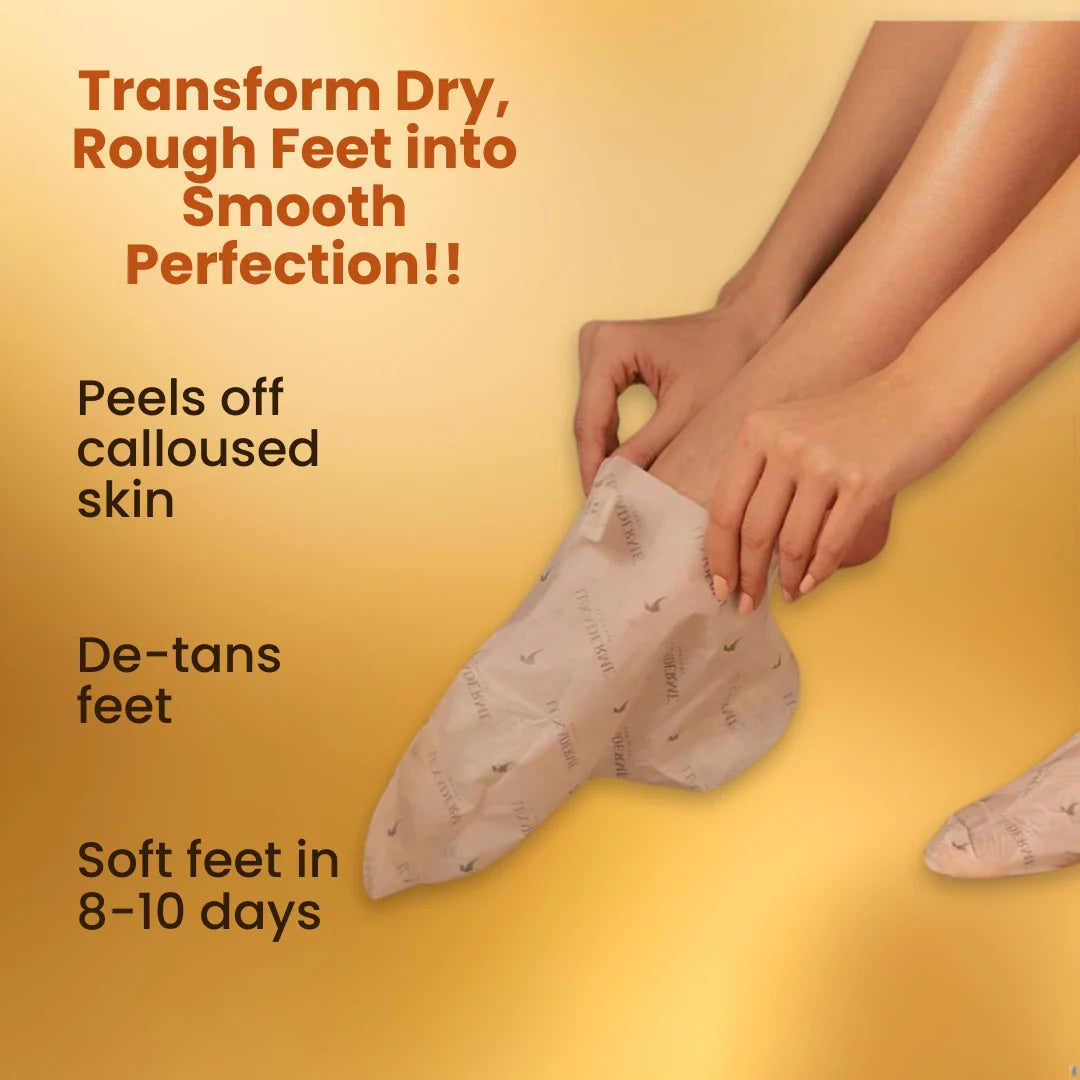 Foot Peeling and Exfoliating Mask - Made In Korea