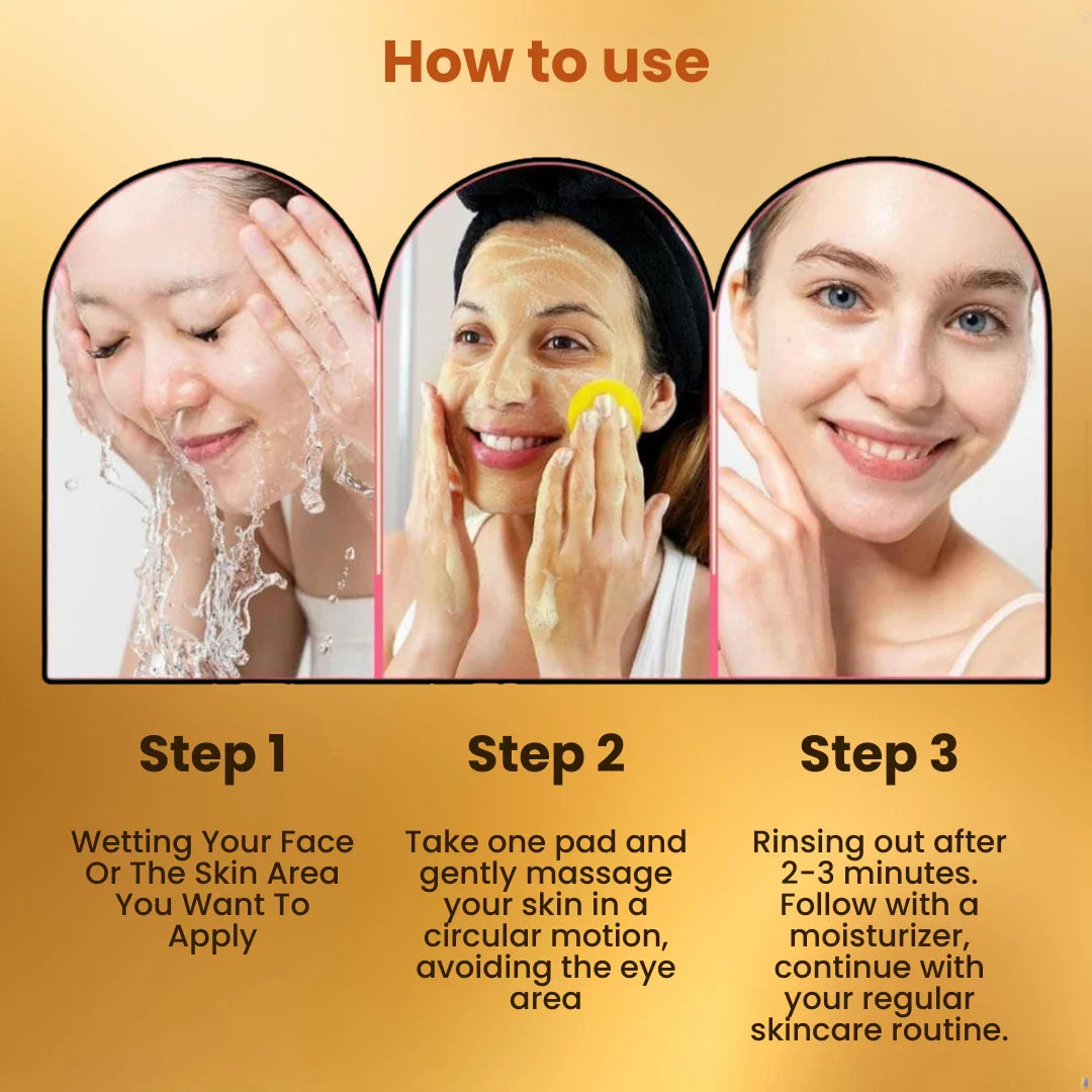 Korean Kojic Acid & Turmeric Cleansing Pads