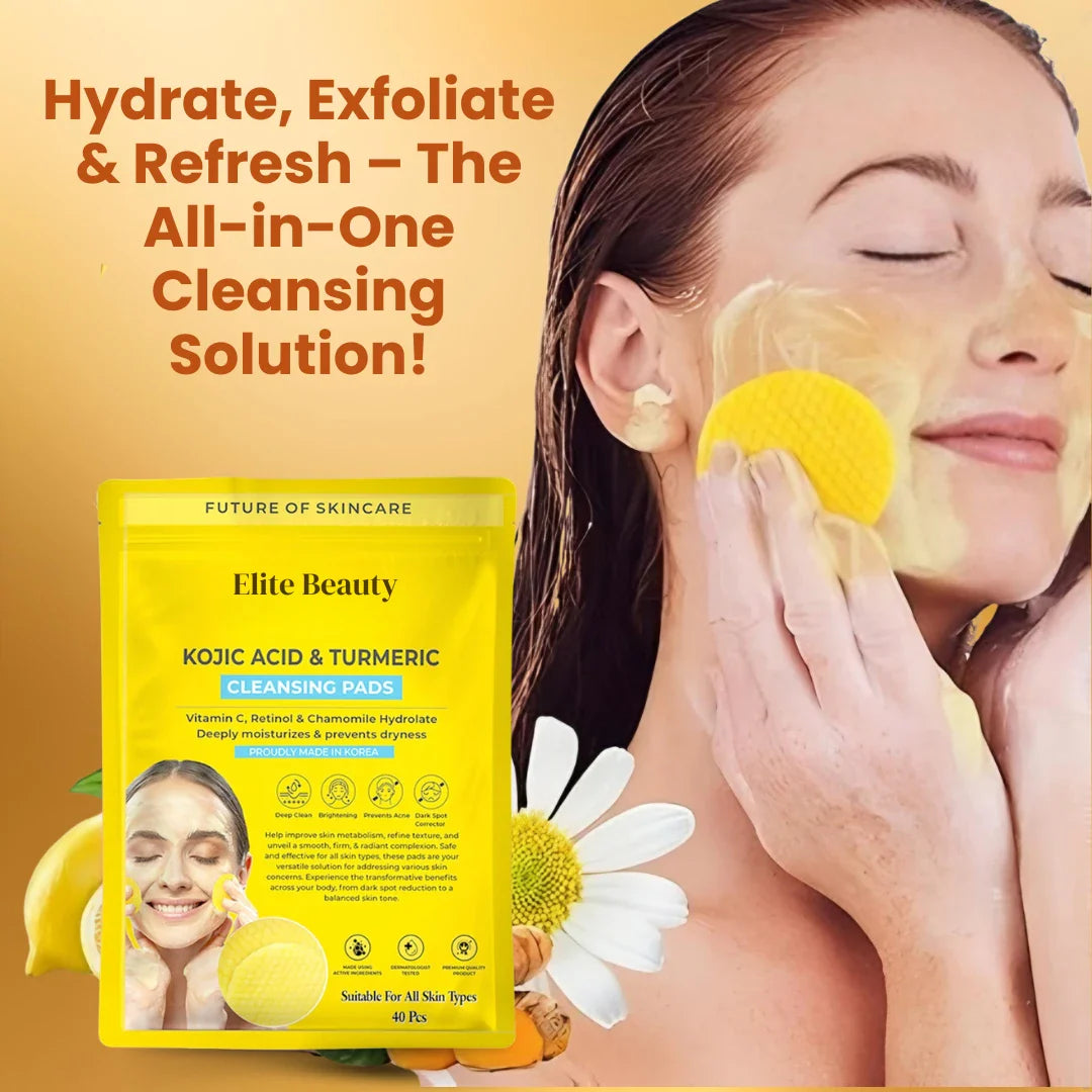 Korean Kojic Acid & Turmeric Cleansing Pads