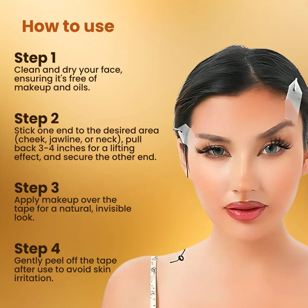 Invisible Face Lift Tape Full Set