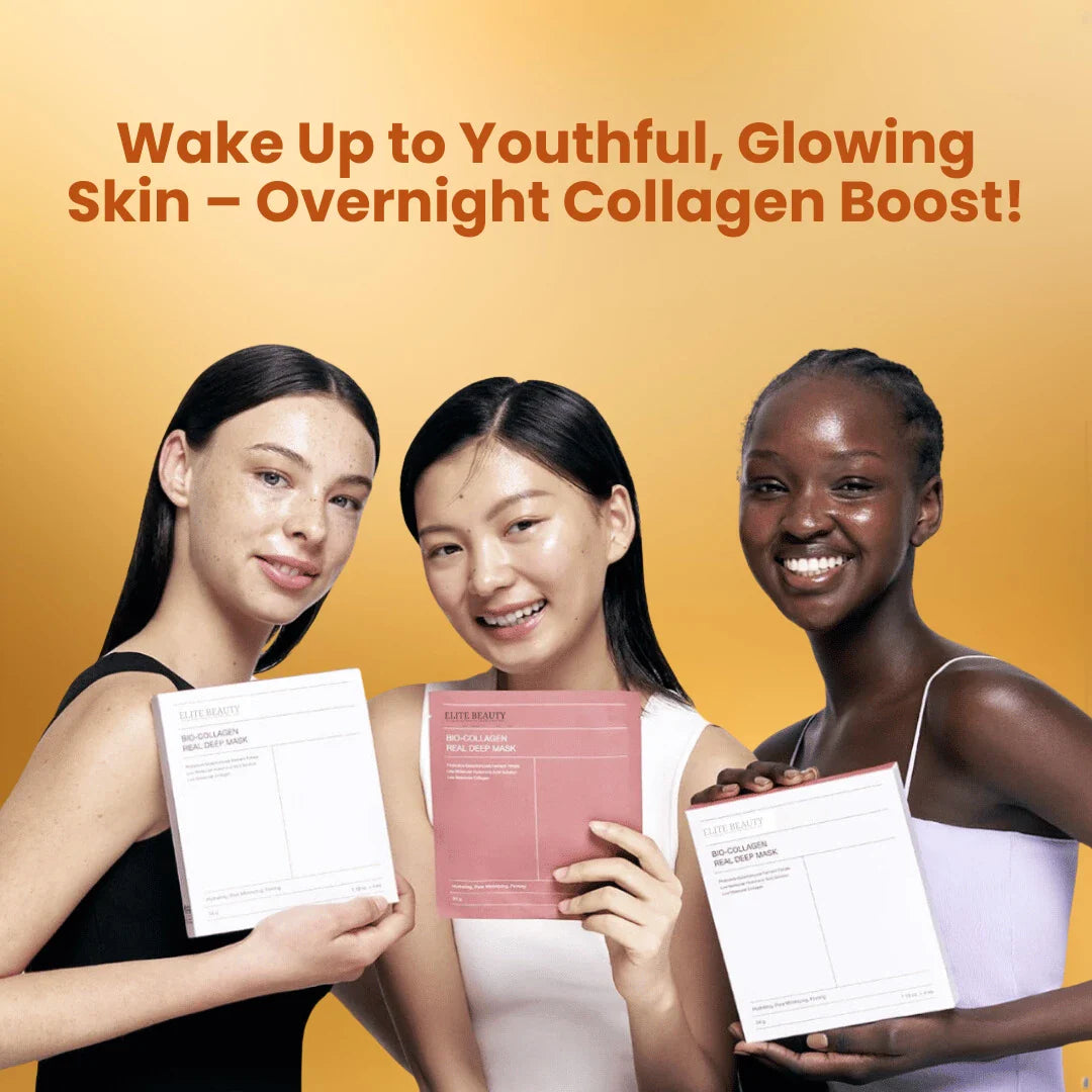 Get Glass Skin with Bio Collagen Real Deep Mask - Imported From Korea