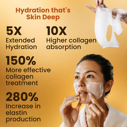 Get Glass Skin with Bio Collagen Real Deep Mask - Imported From Korea