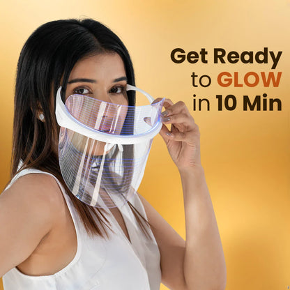 3 in 1 LED Therapy Face Mask - Korean Made (1 Year Product Warranty)