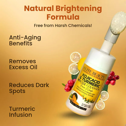 Kojic acid and Turmeric (Haldi) Foaming Facewash