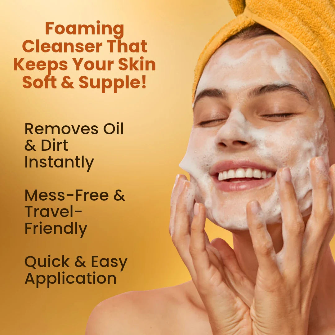 Kojic acid and Turmeric (Haldi) Foaming Facewash