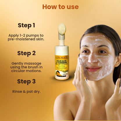 Kojic acid and Turmeric (Haldi) Foaming Facewash