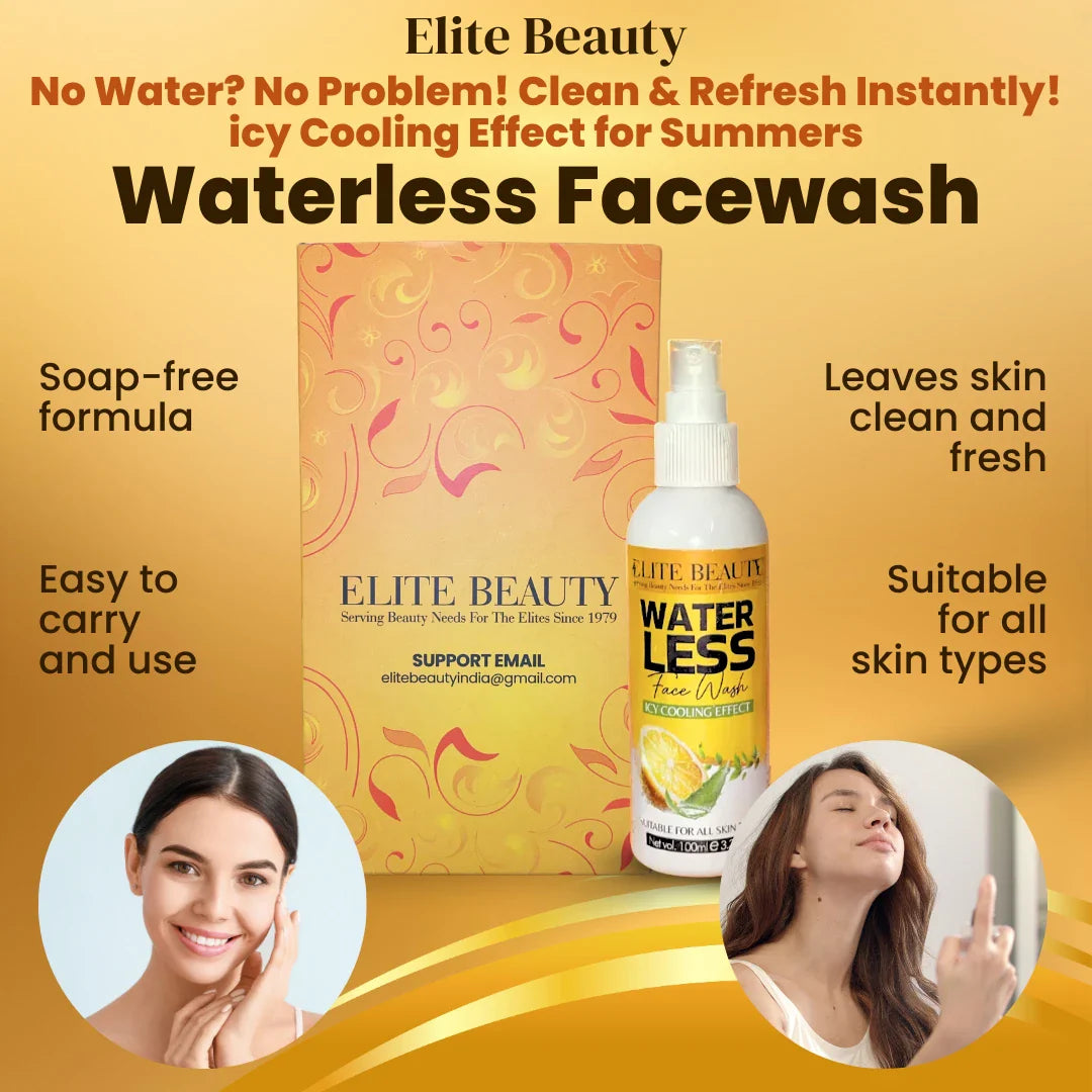 Waterless Facewash - Icy Cooling Effect for Summers