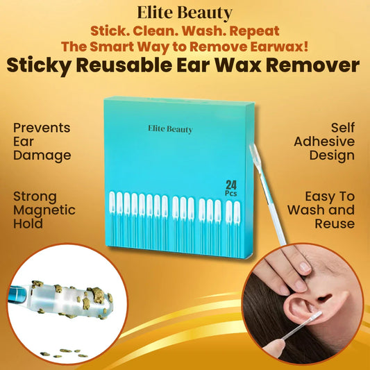 Sticky Reusable Ear Wax Remover (24 Pcs)