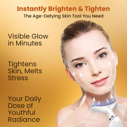 LED Face & Neck Therapy Massager : Imported From South korea