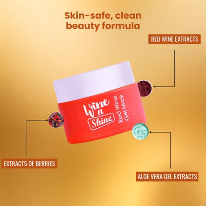 Red Wine Gel Face Mask