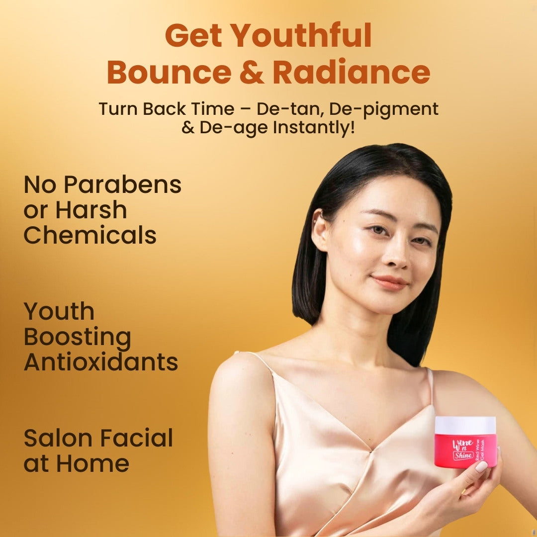 Red Wine Gel Face Mask