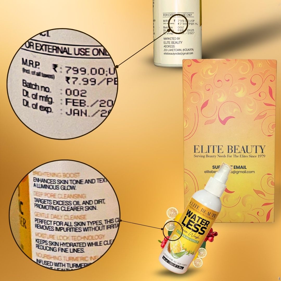 Waterless Facewash - Icy Cooling Effect for Summers